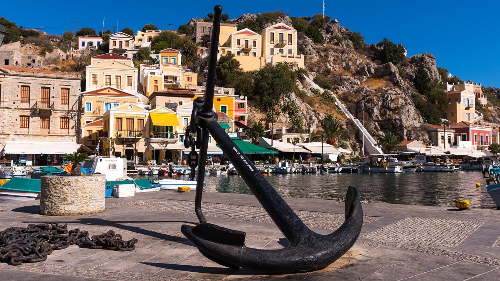 The Old Symi Lejlighed Eksteriør billede