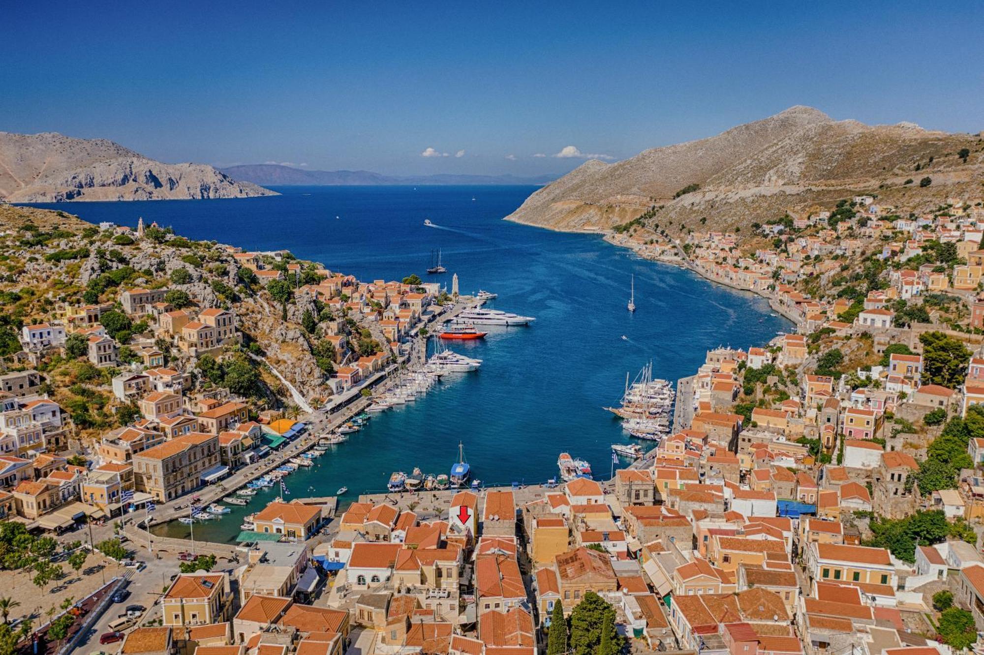 The Old Symi Lejlighed Eksteriør billede
